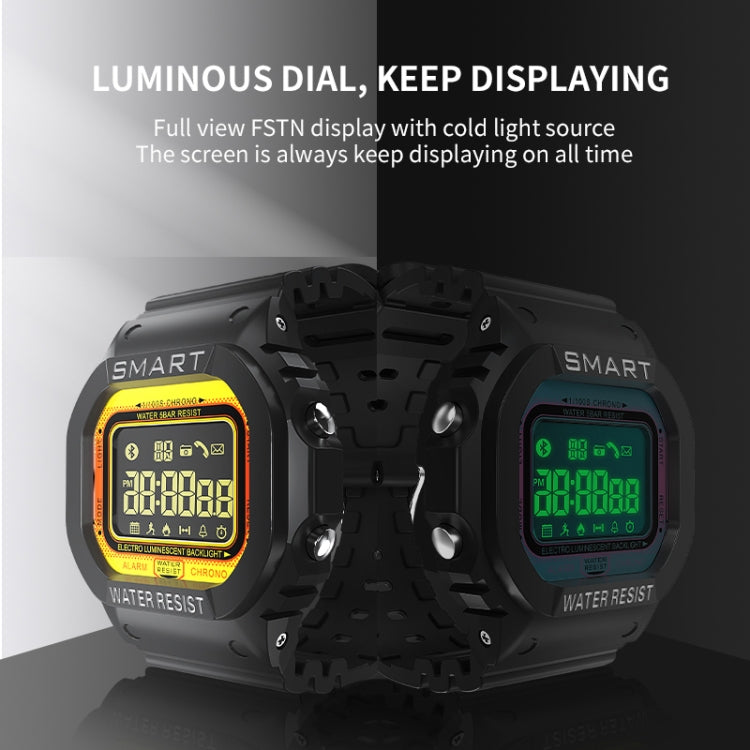 EX16T 1.21 inches LCD Screen Smart Watch 50m Waterproof, Support Pedometer / Call Reminder / Motion Monitoring / Remote Camera(Orange) - Smart Wear by buy2fix | Online Shopping UK | buy2fix