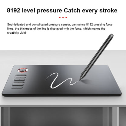 VEIKK A15PRO 10x6 inch 5080 LPI Type-C Interface Smart Touch Electronic Graphic Tablet (Grey) - Consumer Electronics by VEIKK | Online Shopping UK | buy2fix