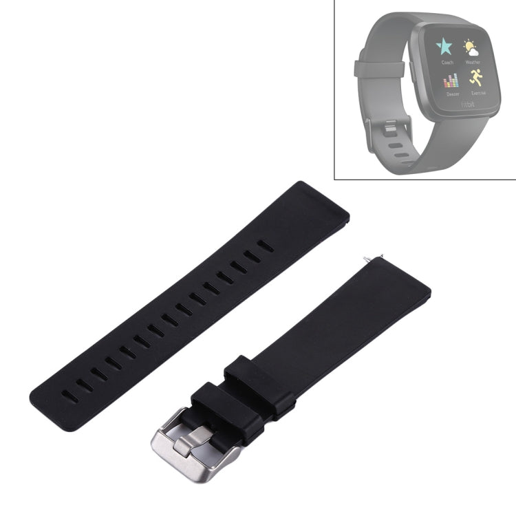 For Fitbit Versa / Versa 2 Simple Fashion Silicone Watch Band(Violet) - Watch Bands by buy2fix | Online Shopping UK | buy2fix