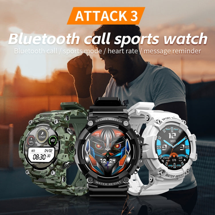 LOKMAT ATTACK 3 1.28 inch TFT Screen Sports Fitness Smart Watch, Support Bluetooth Call(Blue) - Smart Watches by Lokmat | Online Shopping UK | buy2fix