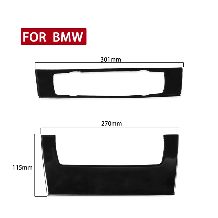 For BMW 3 Series E90/E92 2005-2012 Car Air Conditioner CD Control Panel High without Holes Decorative Sticker, Left and Right Drive Universal - In Car by buy2fix | Online Shopping UK | buy2fix