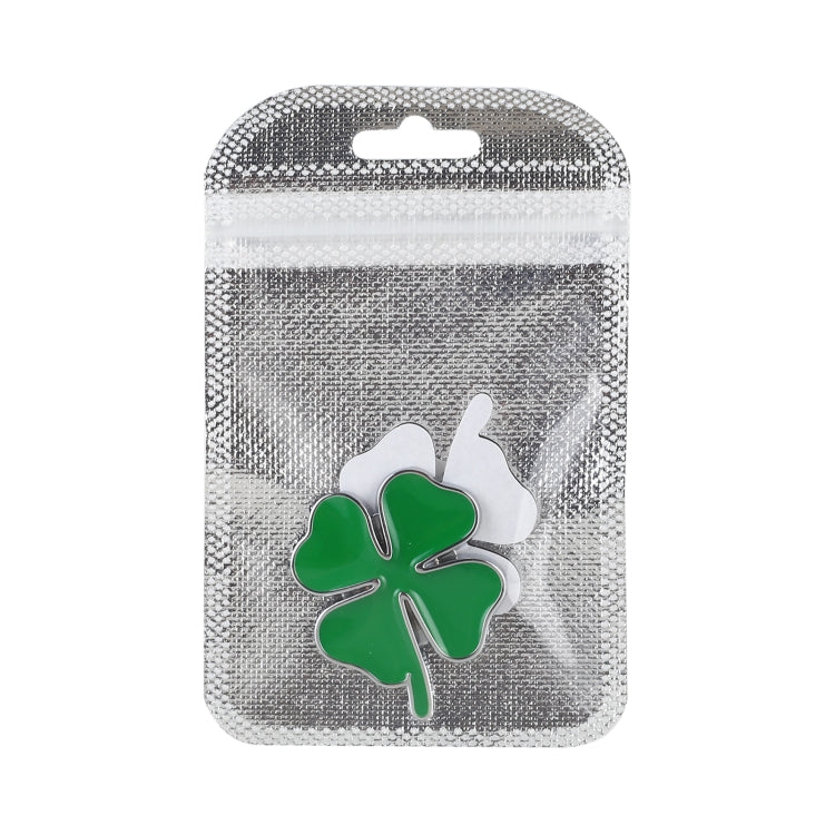 Four Leaf Clover Luck Symbol Badge Labeling Sticker Styling Car Decoration, Size: 4x3x0.3cm - In Car by buy2fix | Online Shopping UK | buy2fix