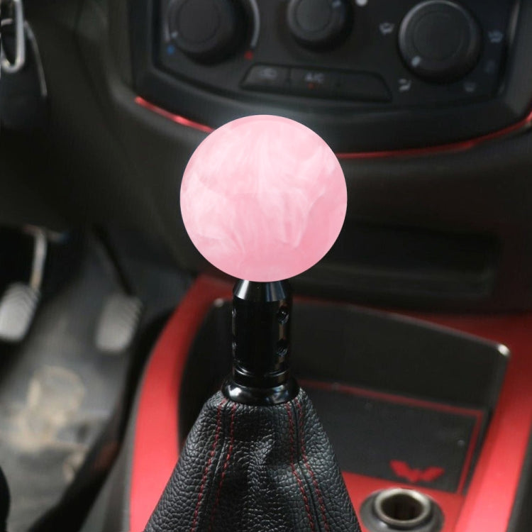 Car Modified Marble Star Gear Head Shifter Cover with Adapter (Pink) - In Car by buy2fix | Online Shopping UK | buy2fix