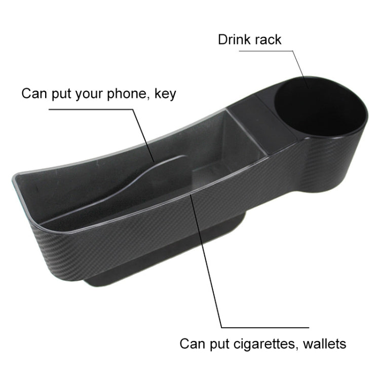 CARFU AC-2294 Car Seat Gap Multi-function Storage Box(Black) - Stowing Tidying by CARFU | Online Shopping UK | buy2fix