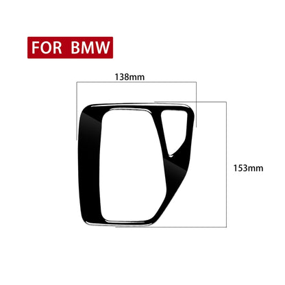 Car Right Drive Gear Panel Decorative Sticker for BMW X1 E84 2011-2015(Black) - In Car by buy2fix | Online Shopping UK | buy2fix