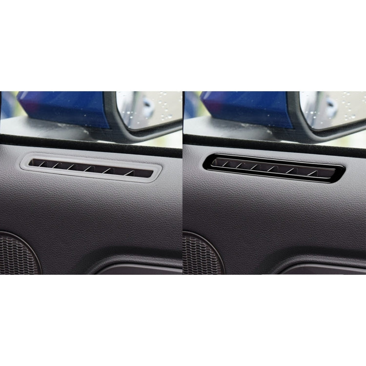 For Ford Mustang 2015-2020 Car Door Air Outlet Decorative Sticker, Left and Right Drive Universal(Black) - In Car by buy2fix | Online Shopping UK | buy2fix