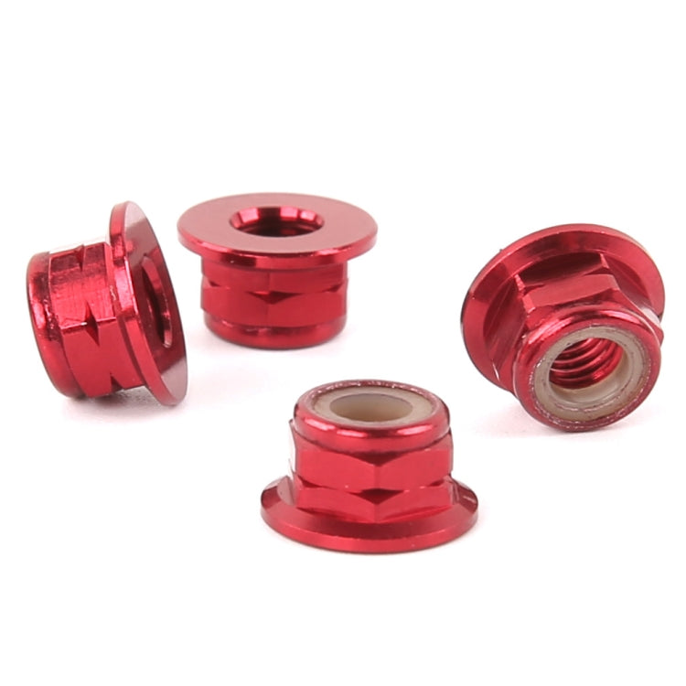 100 PCS iFlight M5 CW 6061 Aluminum Motor Screw Nuts Nylon Insert Self Lock Flange Nut for RC FPV Racing Drone Motor(Red) - Others by IFLIGHT | Online Shopping UK | buy2fix