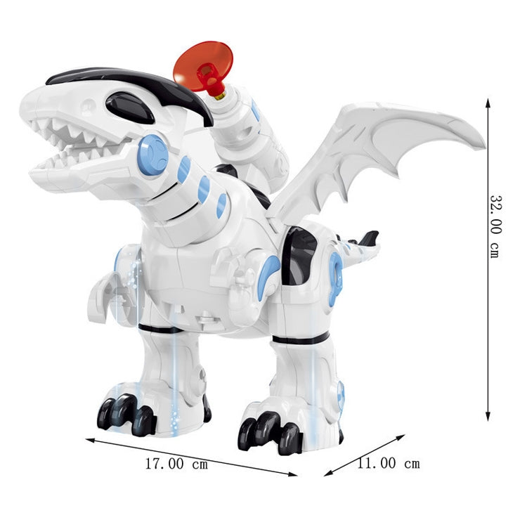 Electric Mechanical Fighting Dinosaur Children Dinosaur Model Toy, Support Walking & Lighting & Sound & Launch Soft Bullet - Music Toys by buy2fix | Online Shopping UK | buy2fix
