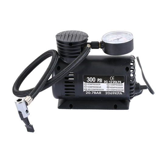 Portable Mini Auto Electric Air Compressor of Car Inflator with 3 Pneumatic Nozzle (300 PSI / DC 12V) - In Car by buy2fix | Online Shopping UK | buy2fix
