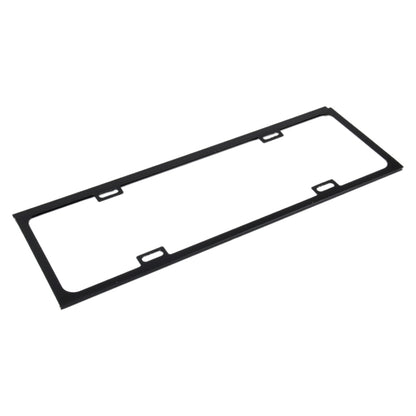 2 PCS Car License Plate Frames Car Styling License Plate Frame Magnesium Alloy Universal License Plate Holder Car Accessories(Black) - License Plate Covers & Frames by buy2fix | Online Shopping UK | buy2fix