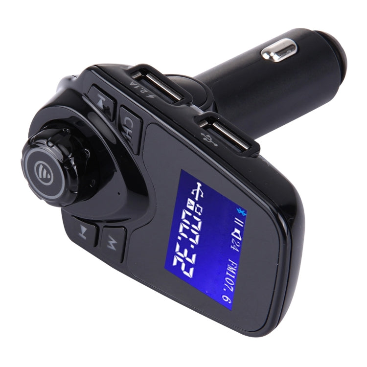 T11 Bluetooth FM Transmitter Car MP3 Player with LED Display, Support Double USB Charge & Handsfree & TF Card & U Disk Music Play Function - Bluetooth Car Kits by buy2fix | Online Shopping UK | buy2fix