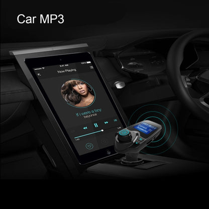 T11 Bluetooth FM Transmitter Car MP3 Player with LED Display, Support Double USB Charge & Handsfree & TF Card & U Disk Music Play Function - Bluetooth Car Kits by buy2fix | Online Shopping UK | buy2fix