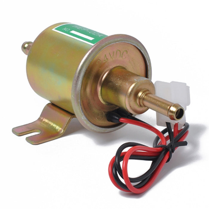 HEP-02A 24V Electric Fuel Pump for Car modification(Gold) - In Car by buy2fix | Online Shopping UK | buy2fix