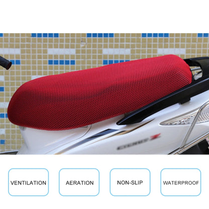 Waterproof Motorcycle Sun Protection Heat Insulation Seat Cover Prevent Bask In Seat Scooter Cushion Protect, Size: XXL, Length: 86- 92cm; Width: 40-56cm(Red) - Seat Covers by buy2fix | Online Shopping UK | buy2fix