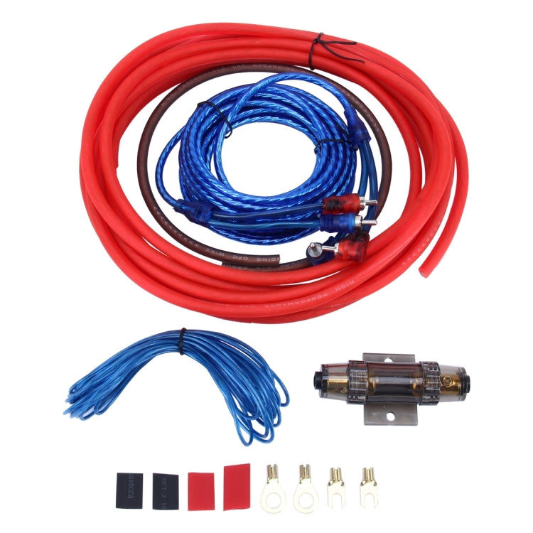 1200W 6GA Car Copper Clad Aluminum Power Subwoofer Amplifier Audio Wire Cable Kit with 60Amp Fuse Holder - In Car by buy2fix | Online Shopping UK | buy2fix