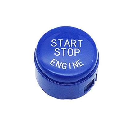 Car Start Stop Engine Button Switch Replace Cover 61319153832 for BMW 5 / 6 / 7 Series F Chassis without Start and Stop 2009-2013(Blue) - In Car by buy2fix | Online Shopping UK | buy2fix