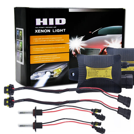 55W 9006/HB4 6000K HID Xenon Light Conversion Kit with High Intensity Discharge Slim Ballast, White - Xenon Lights by buy2fix | Online Shopping UK | buy2fix