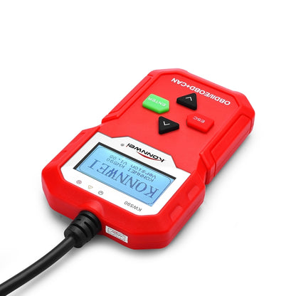 KONNWEI KW590 Mini OBDII Car Auto Diagnostic Scan Tools Auto Scan Adapter Scan Tool (Can Only Detect 12V Gasoline Car)(Red) - Code Readers & Scan Tools by KONNWEI | Online Shopping UK | buy2fix