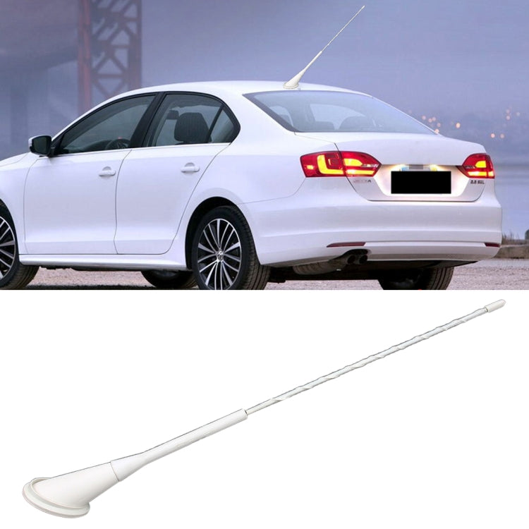 PS-08 Long Modified Car Antenna Aerial 47cm (White) - Aerials by buy2fix | Online Shopping UK | buy2fix