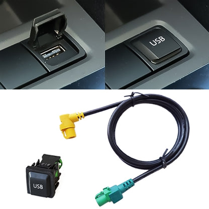 Car Navigation RCD510+310+ USB Adapter Switch Plug + Wiring Hardness for Volkswagen Golf 6 / Scirocco / Sagitar / New Bora NAV231/268MF - In Car by buy2fix | Online Shopping UK | buy2fix