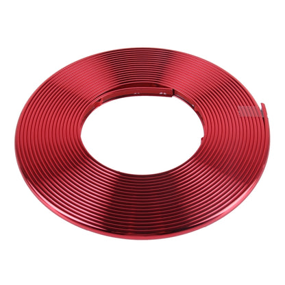 2m High Quality Car Headlight External Frame Decorative Strip Car Wheel Hub Trim Mouldings Shining Decoration Strip Automobile Network Decorative Strip(Red) - Decorative Strip by buy2fix | Online Shopping UK | buy2fix