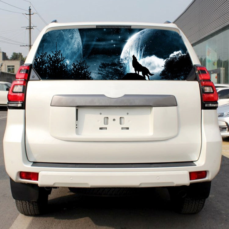 Wolverine Pattern Horror Series Car Rear Window Decorative Sticker, Size: 147 x 46cm - Decorative Sticker by buy2fix | Online Shopping UK | buy2fix