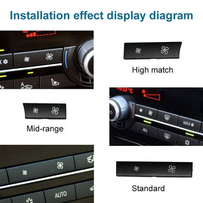 Car Wind Power Switch Air Conditioning Air Volume Button for BMW 5 Series 2011-2017 / 7 Series 2009-2015, Standard Air Volume - In Car by buy2fix | Online Shopping UK | buy2fix