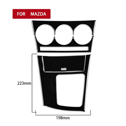 For Mazda 3 Axela 2010-2013 4 in 1 Car AC Gear Frame Set A Decorative Sticker, Right Drive - In Car by buy2fix | Online Shopping UK | buy2fix