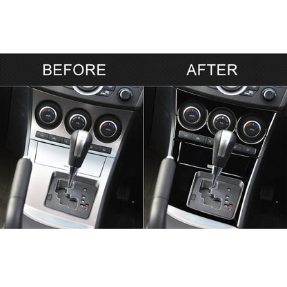 For Mazda 3 Axela 2010-2013 4 in 1 Car AC Gear Frame Set A Decorative Sticker, Right Drive - In Car by buy2fix | Online Shopping UK | buy2fix