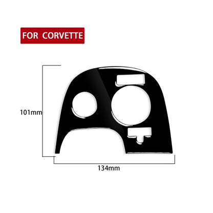 For Chevrolet Corvette C5 2000-2004 Car Lower Console B with Traction Control Decorative Sticker, Left Drive - In Car by buy2fix | Online Shopping UK | buy2fix