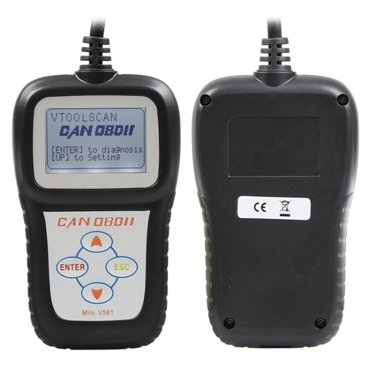 V851 Car Mini Code Reader OBD2 Fault Detector Diagnostic Tool - In Car by buy2fix | Online Shopping UK | buy2fix