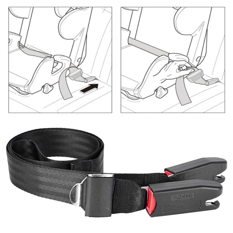 Car Kids Safety Seat Fixing Belt Children ISOFIX Interface Soft Connection Belt - Seat Accessories by buy2fix | Online Shopping UK | buy2fix