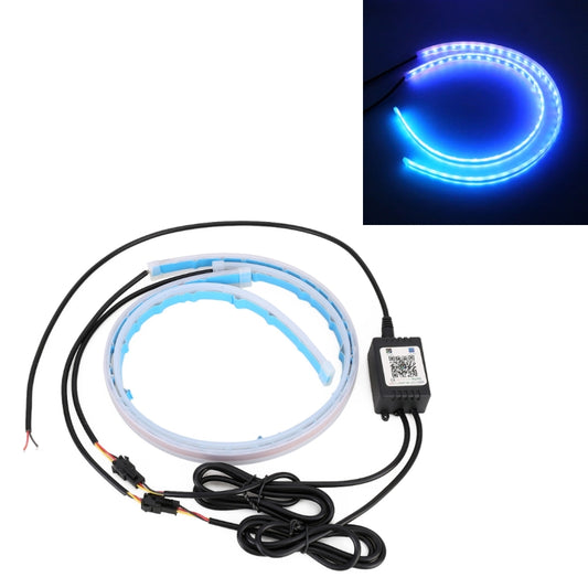 60cm DC12V 7.4W Car Colorful Daytime Running Lights APP Control - In Car by buy2fix | Online Shopping UK | buy2fix