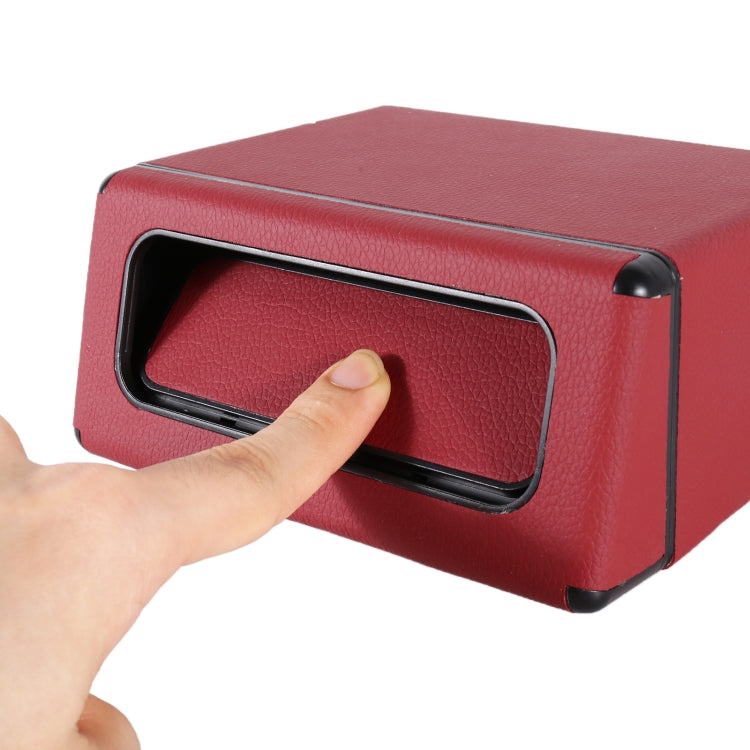 Car Plastic Trash Can Large Capacity Interior Accessories Box (Red) - In Car by buy2fix | Online Shopping UK | buy2fix