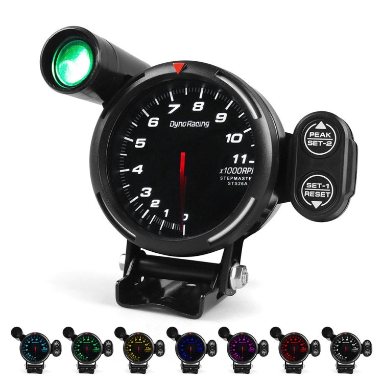 80mm Car Modified LED Tachometer with Self-check Function - In Car by buy2fix | Online Shopping UK | buy2fix