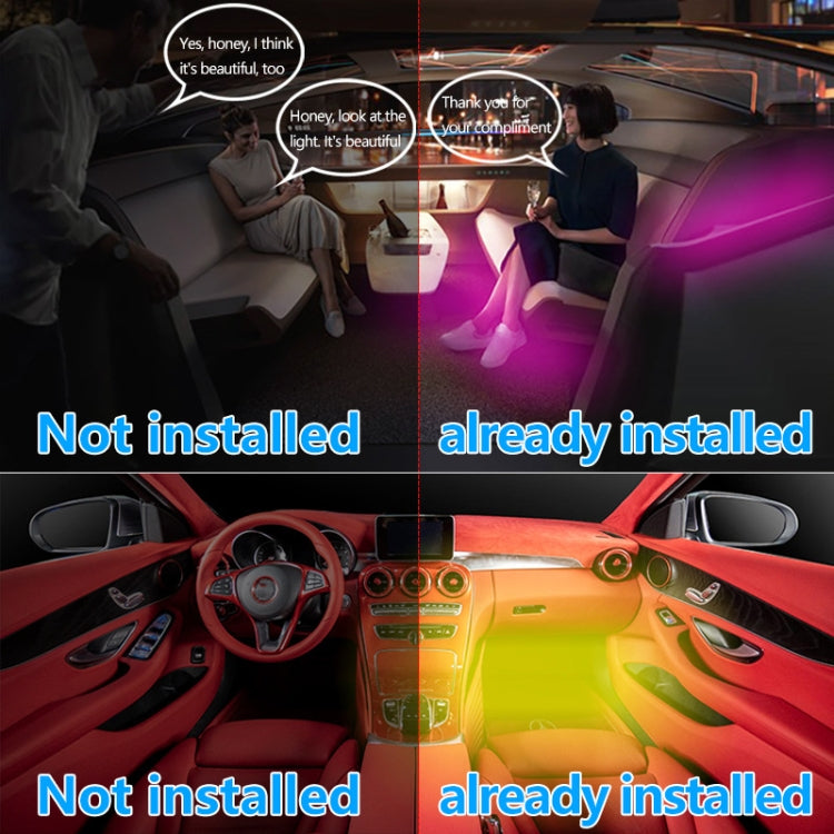Y11 USB Car Colorful RGB Foot LED Atmosphere Light - In Car by buy2fix | Online Shopping UK | buy2fix