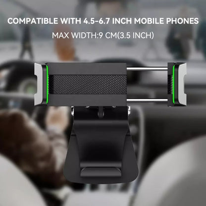 Multifunctional Car Sun Visor Rear Seat Mobile Phone Holder (Green) - In Car by buy2fix | Online Shopping UK | buy2fix