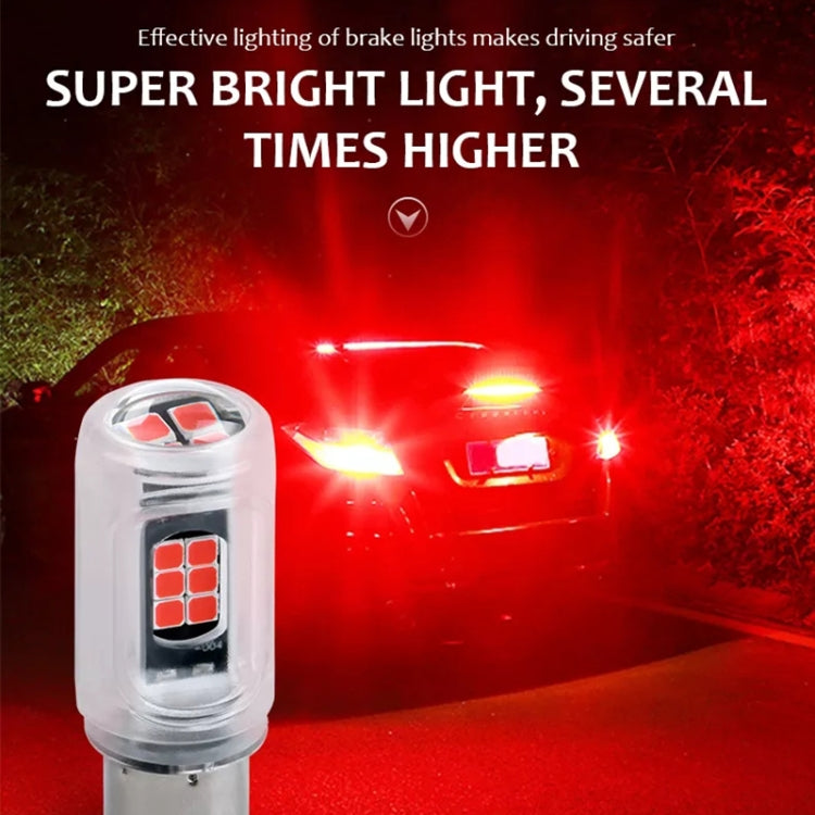2pcs 1157 DC12V / 2.16W / 0.18A / 480LM Car LED Brake Light (White Light) - In Car by buy2fix | Online Shopping UK | buy2fix