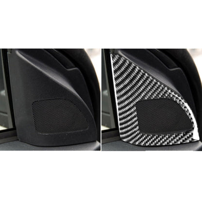 2 PCS Car Carbon Fiber Left and Right Speakers Decorative Sticker for Mitsubishi Lancer EVO (Only GTS) 2008-2015, Left and Right Drive Universal -  by buy2fix | Online Shopping UK | buy2fix