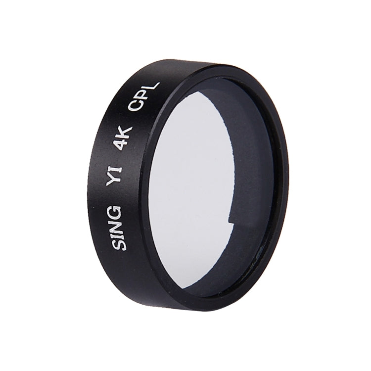 SING for Xiaomi Xiaoyi Yi II Sport Action Camera Proffesional 4K CPL Filter(Black) - DJI & GoPro Accessories by buy2fix | Online Shopping UK | buy2fix