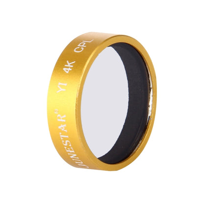 JUNESTAR for Xiaomi Xiaoyi Yi II 4K Sport Action Camera Proffesional CPL Filter(Gold) - Lens Filter by JSR | Online Shopping UK | buy2fix