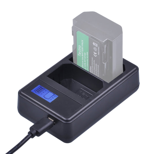 Dual Channel Digital LCD Display Battery Charger with USB Port for Sony NP-FZ100 Battery, Compatible with Sony A9 (ILCE-9) - Battery USB Charger by buy2fix | Online Shopping UK | buy2fix