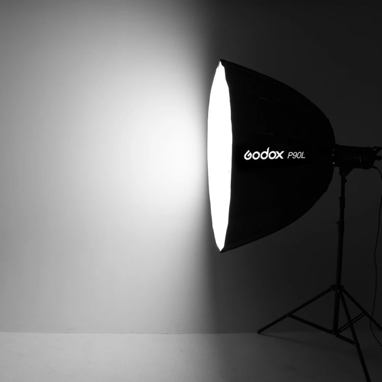 Godox P90L Diameter 90cm Parabolic Softbox Reflector Diffuser for Studio Speedlite Flash Softbox (Black) - Camera Accessories by Godox | Online Shopping UK | buy2fix