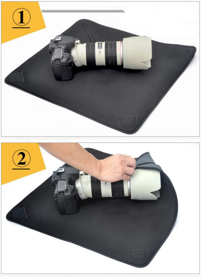 Shockproof Neoprene Bag Magic Wrap Blanket for Canon / Nikon / Sony Camera Lens, Size: 25 x 25cm - Camera Accessories by buy2fix | Online Shopping UK | buy2fix