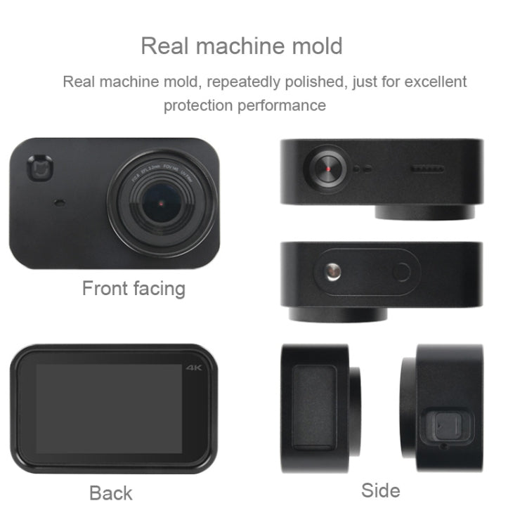 Housing Shell Aluminum Alloy Protective Cage with 37mm Filter Lens & Lens Cap & Screw for Xiaomi Mijia Small Camera (Black) - DJI & GoPro Accessories by buy2fix | Online Shopping UK | buy2fix