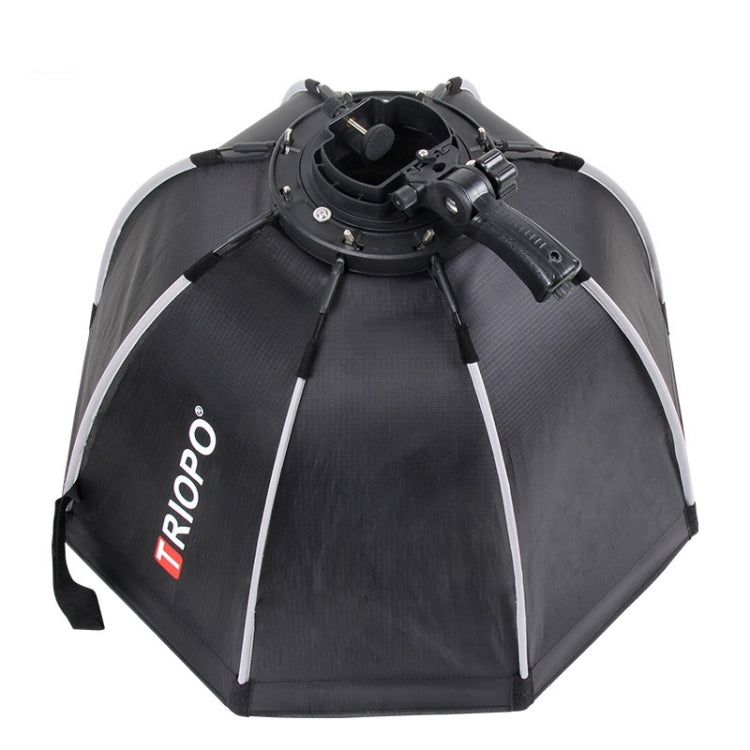 TRIOPO KS2-55 55cm Fast Loading Speedlite Flash Octagon Parabolic Softbox Diffuser (Black) - Camera Accessories by TRIOPO | Online Shopping UK | buy2fix