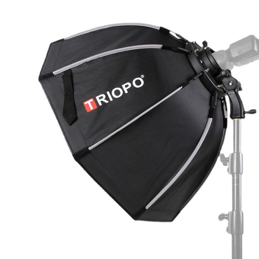 TRIOPO KS2-65 65cm Fast Loading Speedlite Flash Octagon Parabolic Softbox Diffuser (Black) - Camera Accessories by TRIOPO | Online Shopping UK | buy2fix