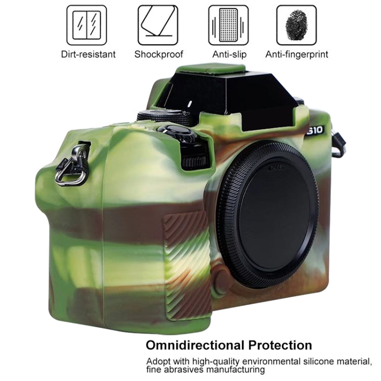 Soft Silicone Protective Case for FUJIFILM X-S10 (Camouflage) - Camera Accessories by buy2fix | Online Shopping UK | buy2fix