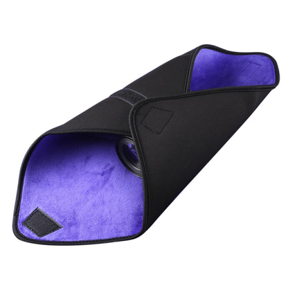 Hundred-folding Cloth Photography Camera SLR Liner Lens Bag Thickening Wrapped Cloth Plus Velvet, Size: 45x45cm (Purple) - Camera Accessories by buy2fix | Online Shopping UK | buy2fix