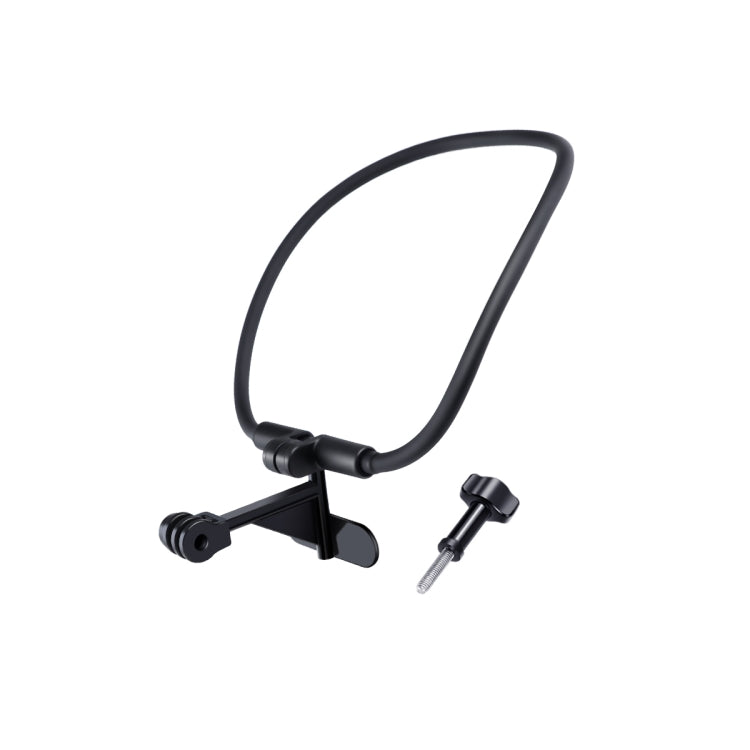 Hands Free Lazy Wearable Neck Camera Phone Holder with Phone Clamp, Extended Version(Black) - DJI & GoPro Accessories by buy2fix | Online Shopping UK | buy2fix